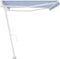 vidaXL - Luifel - vrijstaand - automatisch - 500x300 - cm - blauw - en - wit