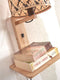 GOOD&MOJO Wandlamp Java - Bamboe/Zwart - 30x22x52cm - Binnen Modern