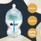Tommee Tippee babyflessen, Advanced Anti-Colic, tepelvormig voor natuurlijk zuigen, anti-koliek ventiel babyfles, zelfsteriliserend, bpa-vrij, flesvoeding, 260ml, verpakking van 2 Stuk
