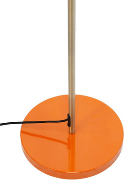 Dyberg Larsen Ocean Orange/Brass - Vloerlamp - Minimalistisch design - 2 lichtpunten