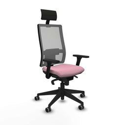 Bureaustoel met hoofdsteun Piqueras y Crespo 3D066G1 Roze