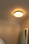 Lucide GENEVE - Plafonnière Badkamer - Ø 23 cm - LED - 1x12W 2700K - IP44 - Bewegingssensor - Zwart