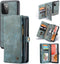 Caseme - vintage 2 in 1 portemonnee hoes - Geschikt voor Samsung Galaxy A72 - Blauw