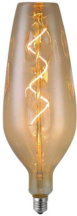V-TAC VT-2272 - LED Lamp - E27 - Spiraalvormige gloeidraad - Amber - 4W - 250 Lumen - 2700K