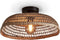 GOOD&MOJO Plafonniere Pantanal - Zeegras/Zwart - Ø45cm - Modern