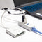 Unitek Y-9313 - USB 3.0 3-Port Geheugenkaartlezer - CF microSD SD - Zilver