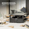 Princess Gourmetstel 162655 - Raclette & Grill - 8 personen - 1300W - Zwart met bamboe
