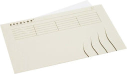 Vouwmap Secolor Folio gelijk 225gr grijs - 25 stuks