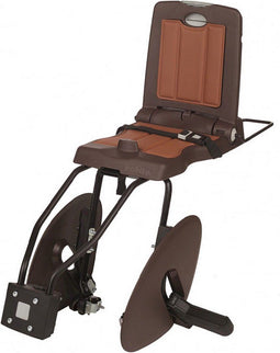 Bobike Classic Junior Plus - Achterzitje tot 35kg - Opklapbare voetsteunen - Coffee Brown