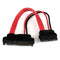 Startech.com SLSATAADAP6 - SATA naar SATA Adapter met Voeding - 15 cm Rood