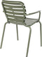 Zuiver Vondel Tuinstoel - Groen - Armleuning - 2 stuks