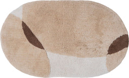 Badmat Bink - Beige Ovaal 60 x 100 cm