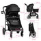 Coast 2-in-1 Kinderwagen - Hoge Landschapswagen - Omkeerbare Zitting - Grijs/Zwart