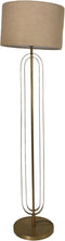 HSM Collection - Lampenkap Rond - ø42*28 - Jute - Wit
