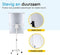 BRASQ Flipover Verrijdbaar - 70x100 cm - Verstelbaar - Magnetisch - Wit
