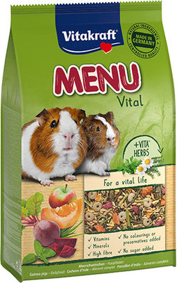 Vitakraft - Menu Vital - Caviavoeding - Compleet Voer voor Cavia's- 3 kg