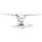 vidaXL - Sculptuur - Zilver - 91,5x32x33 - cm - Aluminium - Denkende - Man