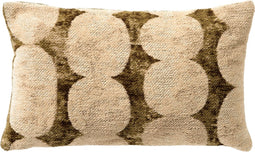 Dutch Decor RORY - Kussenhoes 30x50 cm - natuurlijke look - Military Olive - groen en bruin - met rits - zonder binnenkussen