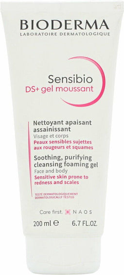 Bioderma Sensibio DS+ Gel Nettoyant Apaisant Assainissant 200ml