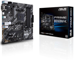 ASUS Prime B550M-K - Micro-ATX Moederbord - AM4 Socket - 128GB Geheugen (4x DDR4)