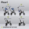 Lionelo Haari - Driewieler 2in1 - Draaibare Zitting - Rubberen Wielen - Groeit Mee - Blauw