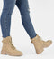 POSH by Poelman CATO - Veterboots - Goudkleurig detail - Beige - Maat 41