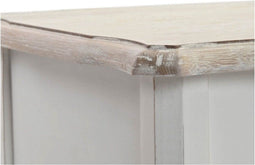 Bijzettafel DKD Home Decor Versalles Spar Hout Wit 35 x 35 x 80 cm