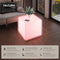 tectake® Luminous Cube - LED lichtkubus 43x43x43 cm - 16 RGB kleuren 5 lichtmodi