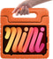 iMoshion Tablet Hoes Kinderen Geschikt voor iPad Mini 6 (2021) - iMoshion Kidsproof Backcover met handvat - Oranje