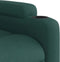 Fauteuil verstelbaar stof donkergroen