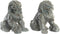 Decoratieve figuren DKD Home Decor Grijs Orientaals 28 x 18 x 27 cm (2 Stuks)