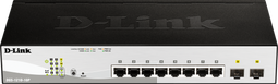 D-Link DGS-1210-10P - Managed Switch - 8x PoE+ 1Gbps - PoE-budget 65W