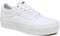 VANS WM Ward Platform (canvas) white -Maat 37