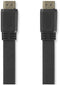 Nedis CVGP34100BK15 - Platte High Speed HDMI-kabel met ethernet - 4K 3D Deep Color - Zwart