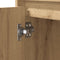 vidaXL - Nachttafels - met - LED - 2 - stuks - in - Artisan - Eik - 50x34,5x50 - cm