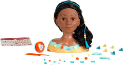 Klein Toys Princess Coralie kapkop Kiara - incl. tal van accessoires - geschikt voor wassen, kammen en borstelen - multicolor