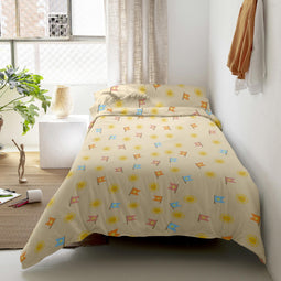 Happy Friday Duvet cover set 2 pieces Camping 155x220 cm (Single) Multicolor