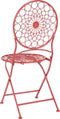 SCARIO - Bistro set - Rood - IJzer