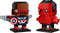 LEGO Marvel Brickheadz 40668 - Captain America en Rode Hulk Figuren