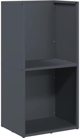 vidaXL - Brandhoutrek - 40x30x80 - cm - koudgewalst - staal - antraciet