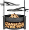 CookKing Multi-functionele Vuurschaal Montana X met Grillrooster 60 cm - Hoge Kwaliteit Staal - Handgemaakt in Europa