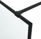 vidaXL - Inloopdouchewand - 140x195 - cm - mat - ESG-glas - zwart