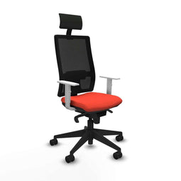 Bureaustoel met hoofdsteun Piqueras y Crespo 4B066N1 Donker oranje