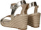 Tamaris Espadrilles - Sleehak met gespsluiting - Goud - Maat 36