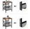 OSKAR LET24X - Tafelkast - Rustiek bruin - 40 x 40 x 50 cm (2 stuks)