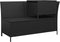 vidaXL - 3-delige - Loungeset - met - kussens - poly - rattan - zwart
