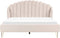 AMBILLOU - Bed - Lichtbeige - 180 x 200 cm - Polyester