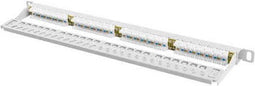 Lanberg PPU6-0024-S - Patch Panel - 24 UTP-Poorten Categorie 6 - Grijs