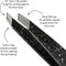 Tweezerman Slant Tweezer Dusted Onyx – Wenkbrauw Pincet - Professioneel Precisie Pincet Met Schuine Punt – Voor Epileren En Haartjes Verwijderen – Roe