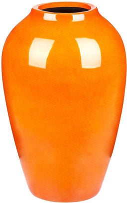 Beliani TERRASA - Bloemenvaas - Oranje - Terracotta